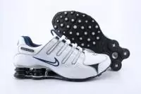 baskets nike shox promos nz taille 36-46 -blance-deep bleu6